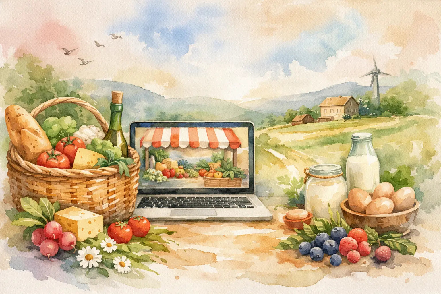 Regional einkaufen online - bewusst genießen