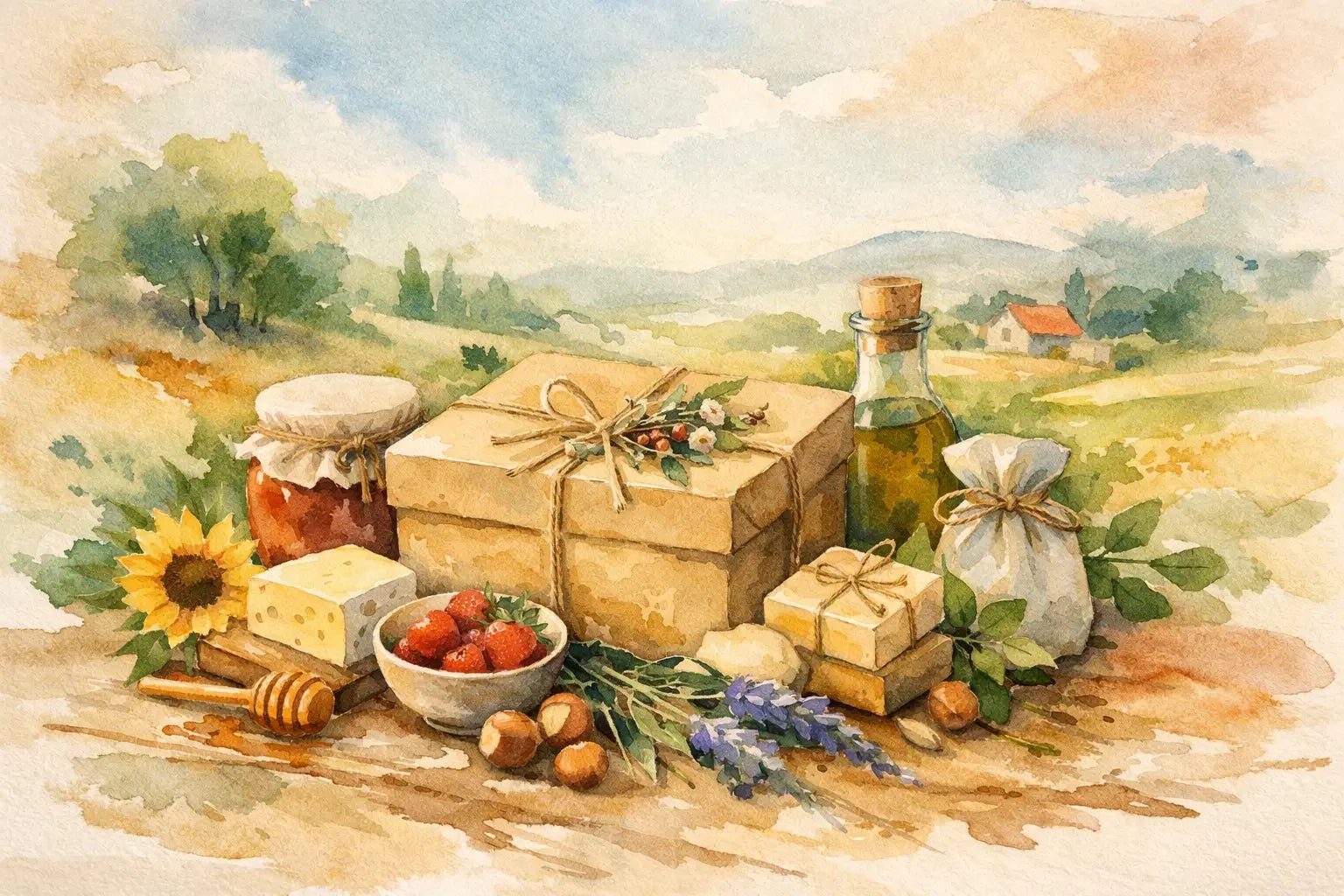 Nachhaltige Geschenkbox regional gedacht