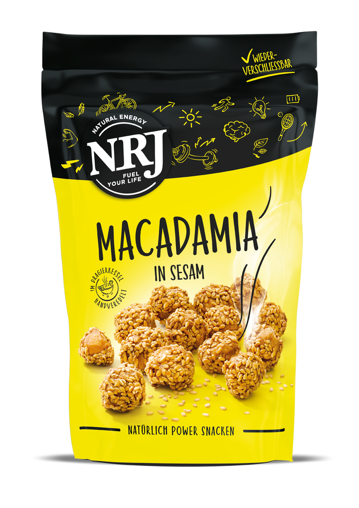 Macadamiakerne in Sesam 150g