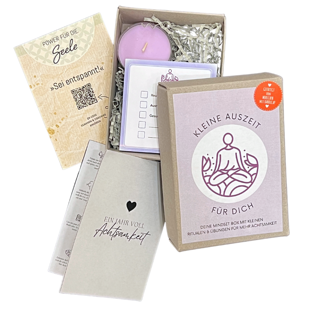Kleine Auszeit – Mindset Box mit Ritualen und Übungen