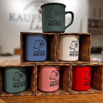 Lüneburger Heide Keramik-Tasse 340ml