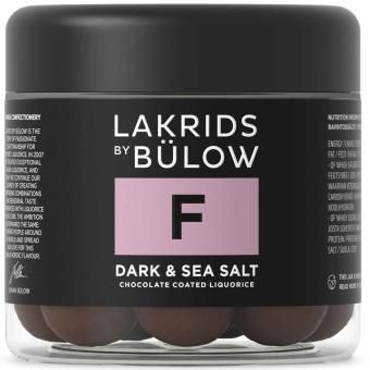 Lakrids by Bülow F Dark & Sea Salt 125g