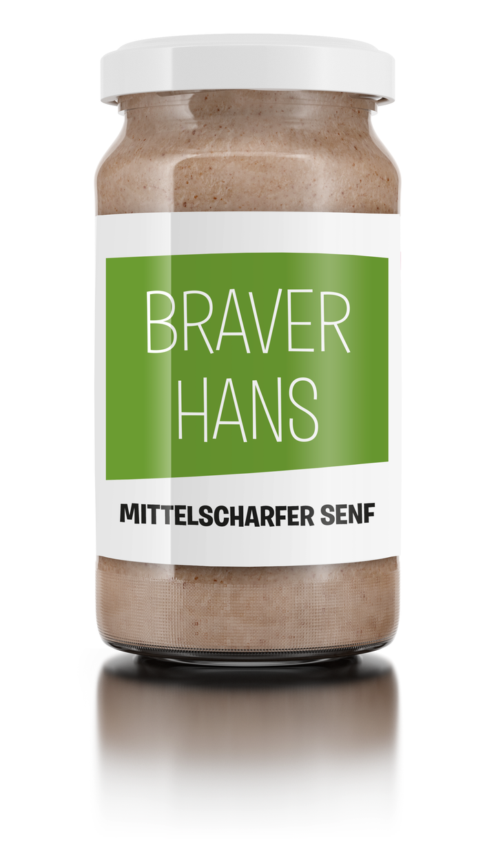 Kochgeschwister Braver Hans Senf 185ml