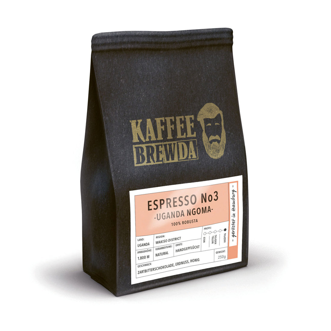 Kaffee Brewda Espresso No 3 - Uganda Ngoma