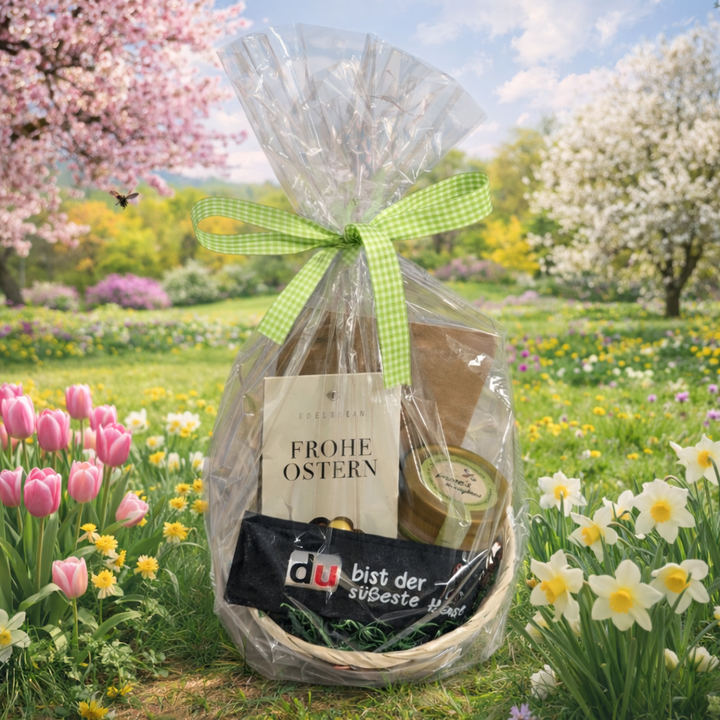 Geschenkkorb Frühlingszauber – Süße Osterfreude