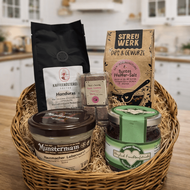Geschenkkorb Herzhaft & Fein