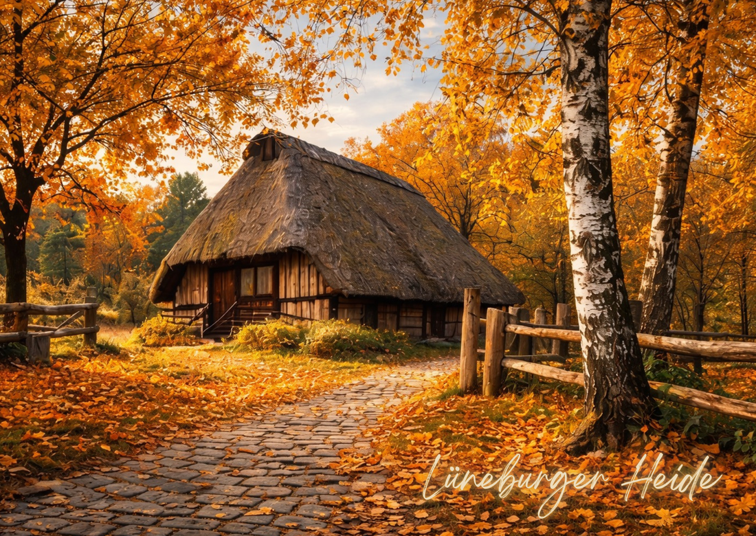 Postkarte Lüneburger Heide verschiedene Motive