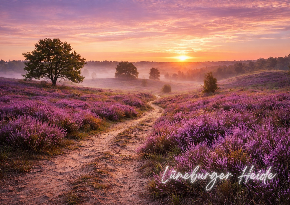 Postkarte Lüneburger Heide verschiedene Motive