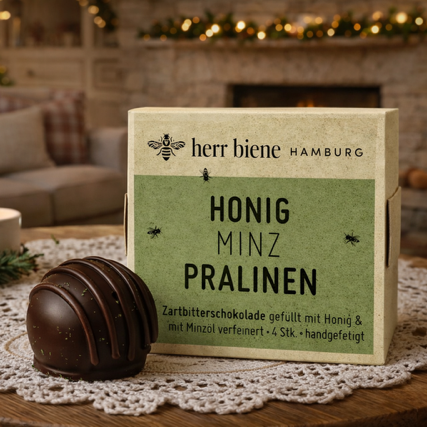 Herr Biene 4er Honigpralinen in verschiedenen Sorten je 50g