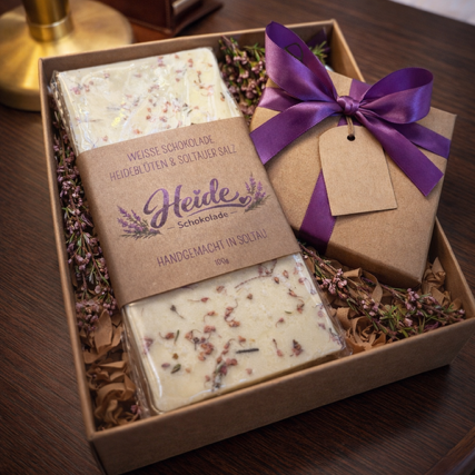 Heideschokolade - Soltauer Salz trifft Heideblüten