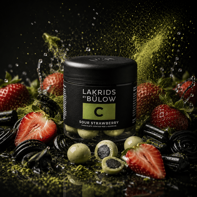 Lakrids by Bülow: C - Sour Strawberry 115g