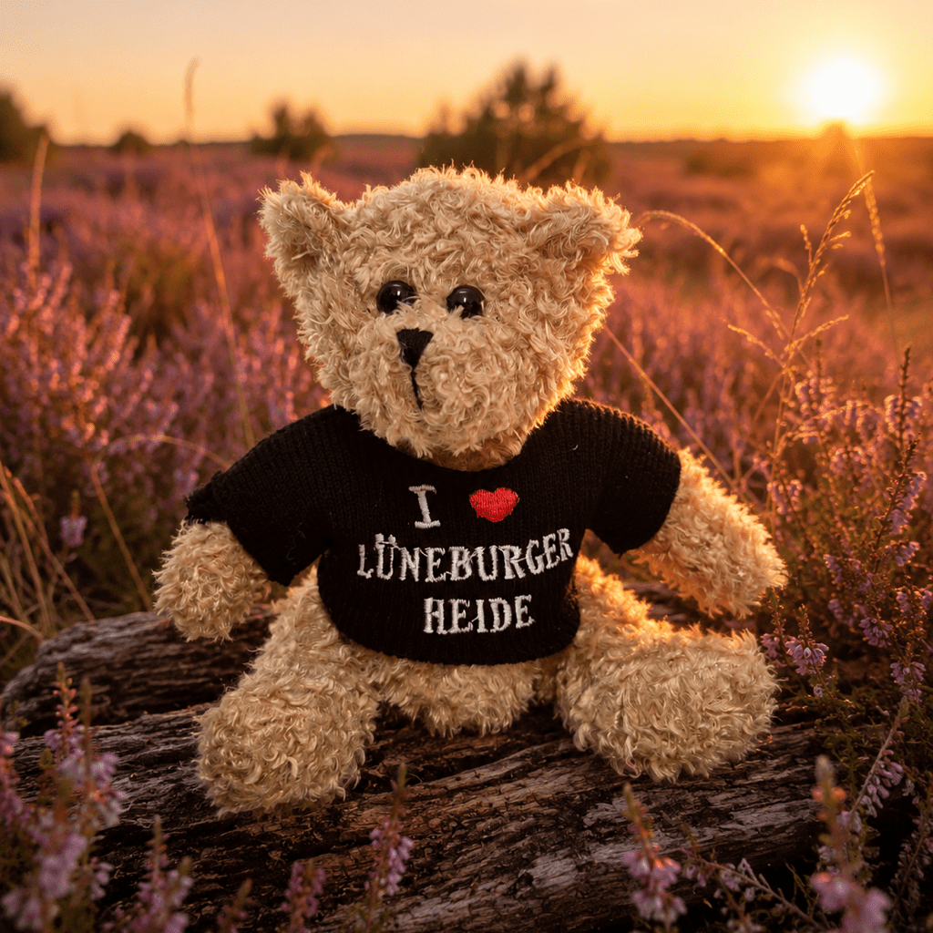Plüschbär - I ♥️ Lüneburger Heide