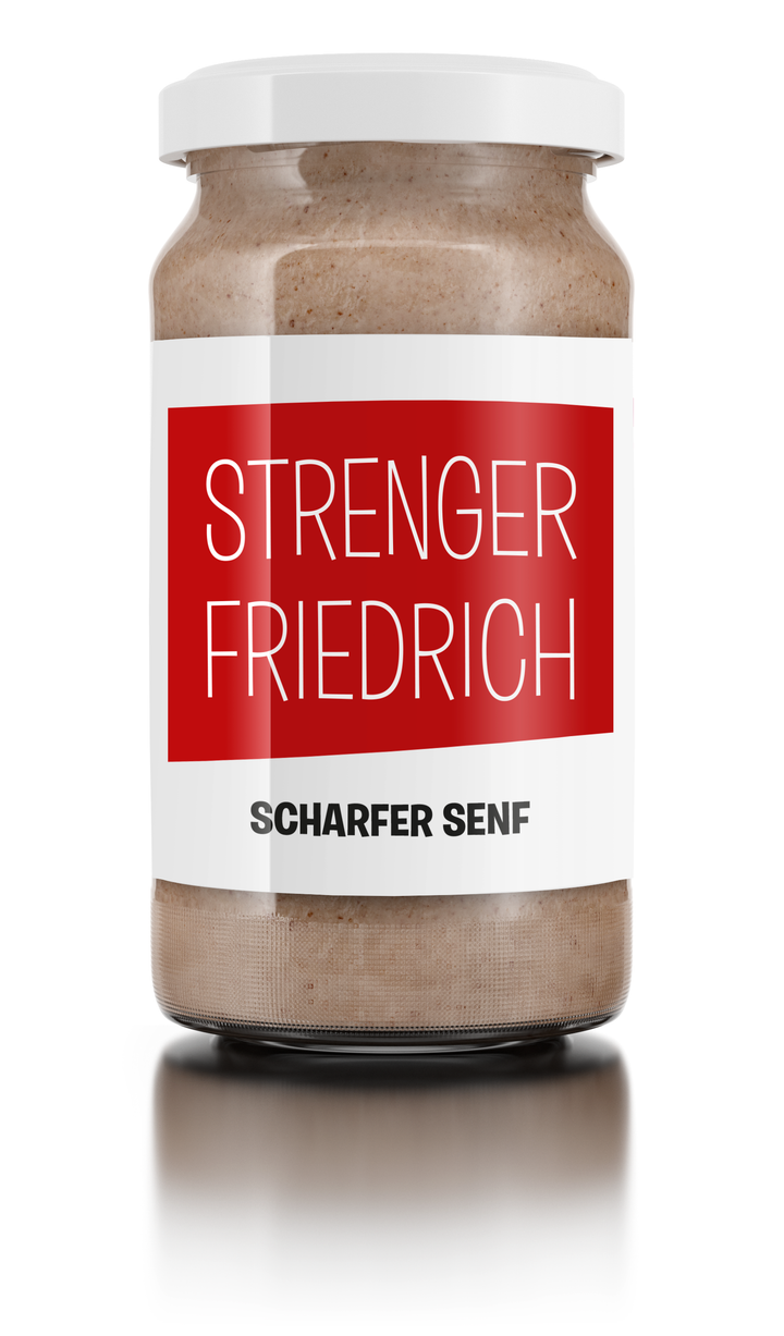 Kochgeschwister Strenger Friedrich Senf 185ml