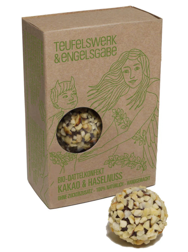 Bio Dattelkonfek Kakao & Haselnuss 84g