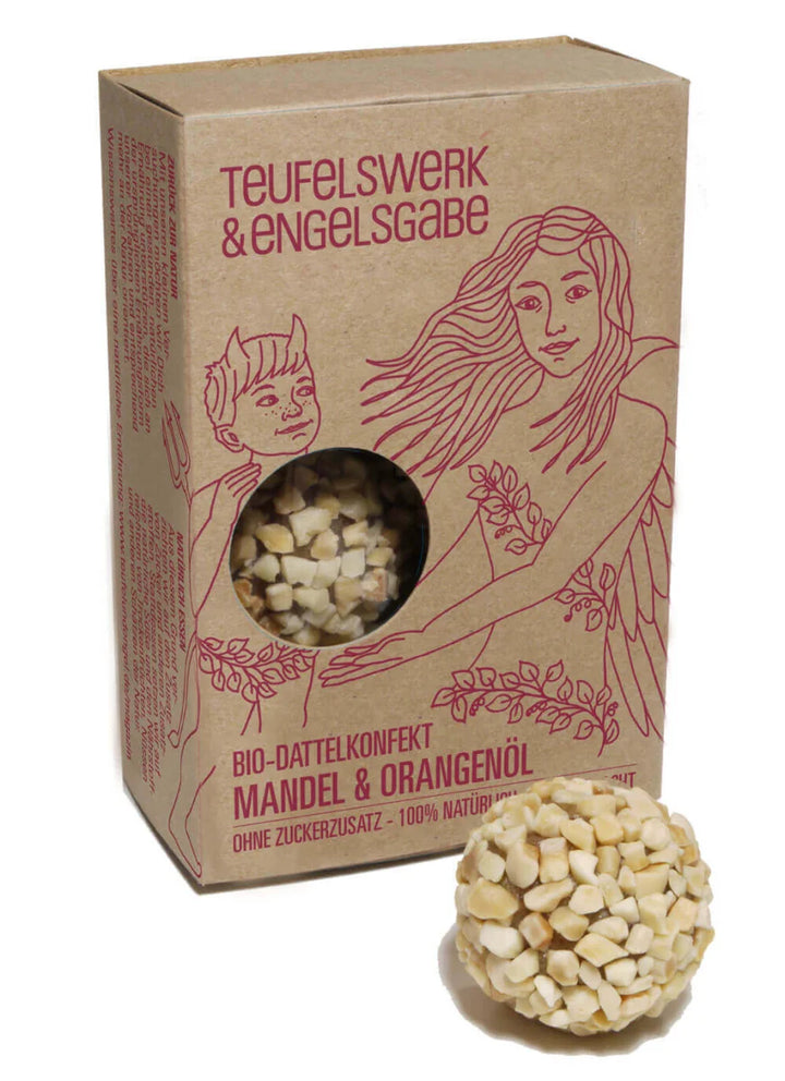Bio Dattelkonfekt Mandel & Orangenöl 84g